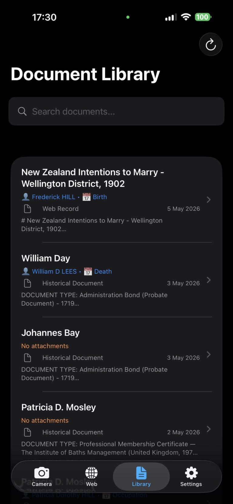 Document Library